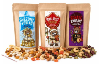 MIKULÁŠSKÝ BALÍČEK - OŘÍŠKOVÝ MIX 3x 75g