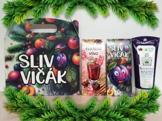 SLIVOVIČÁK - DÁRKOVÝ BOX 2x50g + 1x 250ml