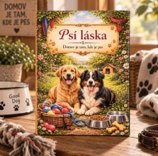 Kosmetická sada Kniha Psí láska – 2x sprchový gel 250 ml