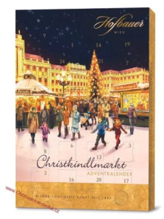 LINDT - HOFBAUER Adventní kalendář - CHRISTKINDLMARKT 255g