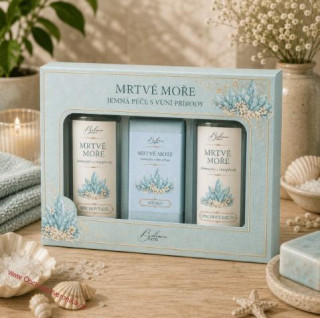 Kosmetická sada Mrtvé moře – sprchový gel 100ml, tuhé mýdlo 100 g a sprchový gel 2v1 100 ml