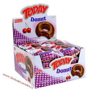 TODAY DONUT VIŠEŇ (50g) x 24 ks