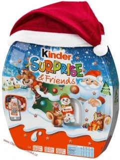 Kinder Adventní kalendář s čepicí MAXI 370g