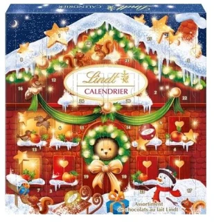 LINDT Teddy Adventní kalendář 124g