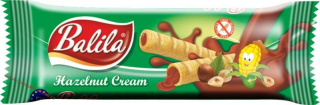 BALILA kukuřičné trubičky - LÍSKOOŘÍŠKOVÉ 18g