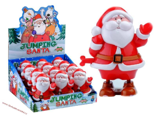 Santa Jumping - 15cm