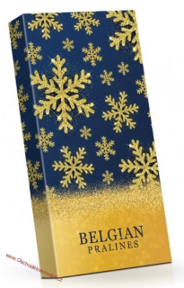 MODRÉ VÁNOCE (vločky) – Belgické plněné pralinky 100g - DMT 30.11.2025