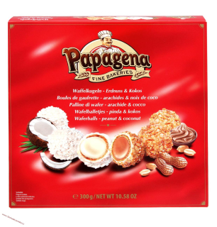 Papagena Kokosové a arašídové kuličky 300g