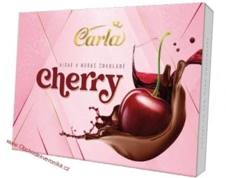 Carla Višně v hořké čokoládě přebal Valentýn 190g