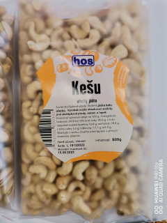 Kešu jádra natural 400g