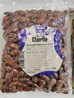 Mandle Uzené pražené solené s hořčicí 500g - DMT 27.05.2025