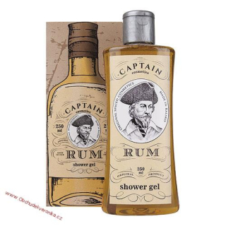 Bohemia Gifts - Dárkový sprchový gel 250 ml v krabičce s rumovým aroma