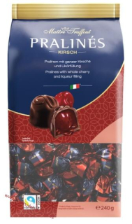 Maitre Truffout Pralinky s třešní a likérovou náplní 240g