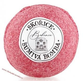 Šumivá pěnivá koule 100 g do koupele – jablko a skořice