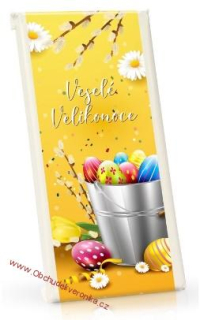 Veselé Velikonoce - belgická hořká čokoláda 70% 100g - DMT 04.09.2024