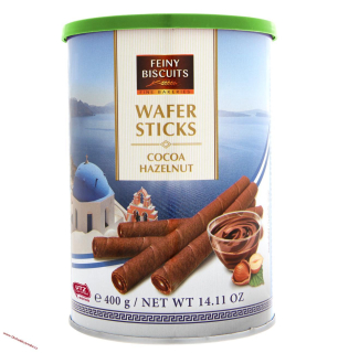 Feiny Biscuits Trubičky plněné kakaovo-oříškovým krémem 400g