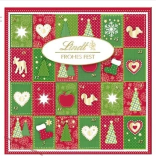 Lindt adventní kalendář 115g