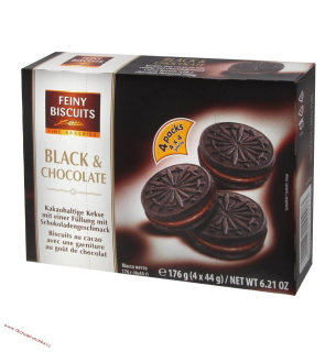 Feiny Biscuits BLACK & CHOCOLATE 176g