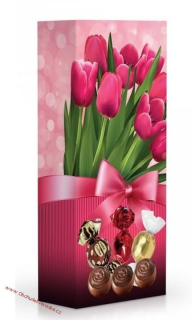 ČOKOLÁDOVÉ PLNĚNÉ PRALINKY - TULIPÁNY 84g