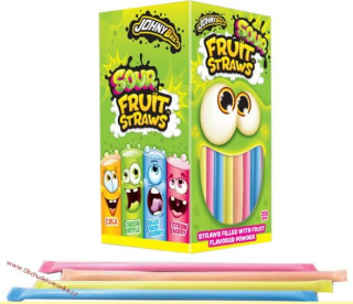 Johny Bee Sour Fruity Straws 3g x 10ks