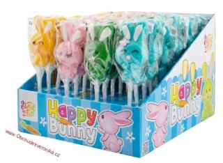 Happy Bunny - lízátko zajíček 20g x 48