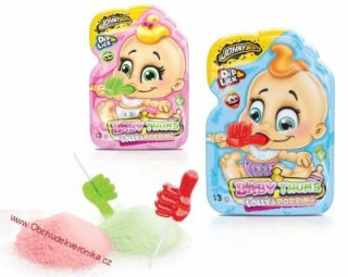 JB BABY THUMB – lízátko + prask. prášek 13g x 2ks - DMT 20.08.2025