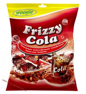 Woogie Frizzy Šumivé bonbóny s příchutí Cola 170g - DMT 01.09.2025