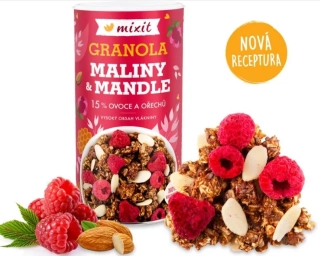 Granola z pece - Maliny a mandle 440g