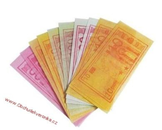 JOHNY BEE EURO bankovky - maxi 3,2g x 10ks