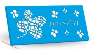 Hořká čokoláda 60% s brusinkami - Pro štěstí - modrý obal 175g