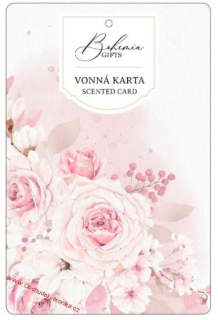 Aromatická karta velká 10,5 x 16 cm – Růže
