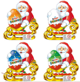 Kinder Santa na saních s překvapením 110g 