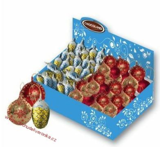 Chocoland závěsky - pouze kouličky mléčná čokoláda 12,5g x 6ks - DMT 04/2027