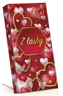 Výběr čokoládových truffles - Z lásky 100g
