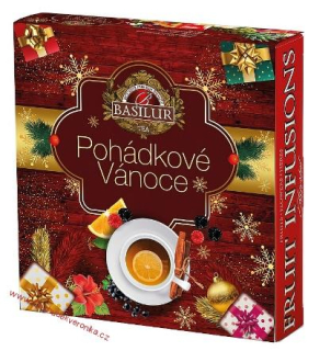 BASILUR Fruit Infusions Pohádkové Vánoce 40ks x 1,8g - DMT 27.08.2024