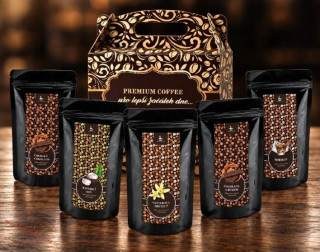 PREMIUM COFFEE - DÁRKOVÝ BOX PRO MUŽE 5x 50g