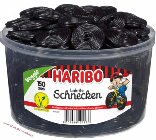 Haribo Lakritz Schnecken veggie 10g x 150ks doza 