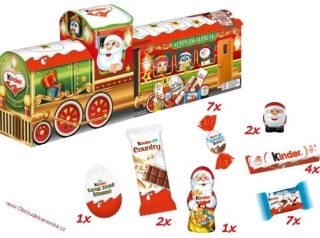 Ferrero Dětský Mix adventní kalendář 3D vláček 226g - DMT 20.04.2026