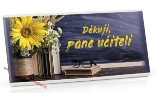Děkuji, pane učiteli - Belgická hořká čokoláda 72% 180g - DMT 08.01.2026