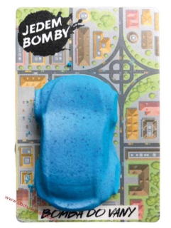 Šumivá a pěnivá bomba do koupele 110 g – auto