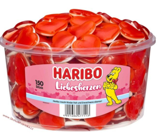 Haribo Liebesherzen 150ks x 8g - DMT 11/2025