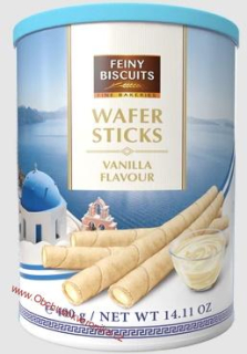 Feiny Biscuits Wafer rolls with vanilla flavoured cream 400g
