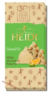Heidi Grand´Or Almonds White Pistachio & Orange 100g