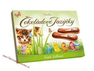 Carla Čokoládové jazýčky mléčné 100g