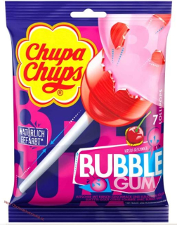 Chupa Chups Bubble Gum Cherry 126g