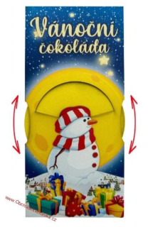 Vánoční interaktivní čokoláda 100g – sněhulák - DMT 28.03.2026