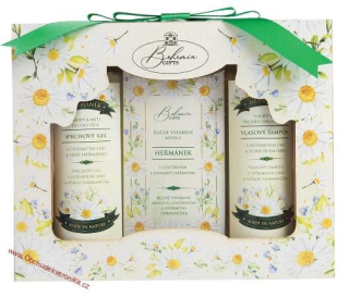 Kosmetická sada – heřmánek – gel 100ml, mýdlo 100g a šampon 100ml