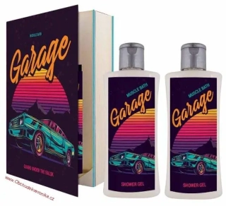 Kosmetická sada - kniha Garage – gel 250 ml a šampon 250 ml