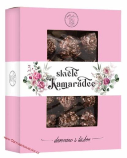 Čokoládové pralinky s ořechem pro skvělou kamarádku 150 g