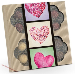 Výběr čokoládových truffles (mix) - Valentýn 200g